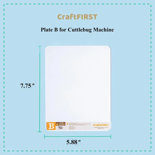 Miniatura 2 de B Placa de Corte para Máquina Cuttlebug 5.87 x 7.75" Paquete de 2 Placas B