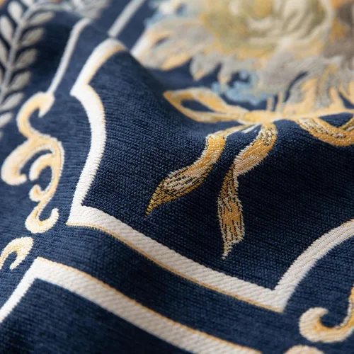 Miniatura 7 de Camino de mesa de lujo bordado, largo camino de mesa de comedor, elegante bufanda de jacquard con borlas múltiples para decoración de mesa