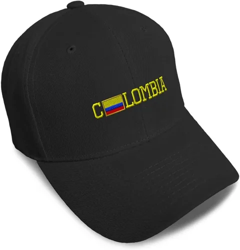 Speedy Pros Gorras de béisbol para hombres y mujeres bordadas Colombia Colombiana bordado damas y hombres sombreros de béisbol acrílico