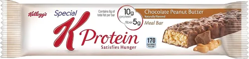 Miniatura 2 de Kellogg's 29190 Special K Protein - Barra de comida de chocolate, mantequilla de maní, 1.59 onzas, 8 cajas