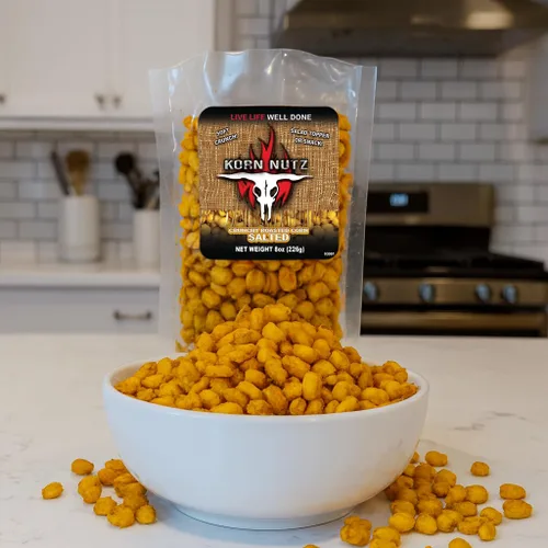 Miniatura 2 de Ranch, BBQ, granos de maíz crujientes salados Paquete variado de maíz tostado suave y crujiente Runnin' Wild Foods 1.5 libras en total