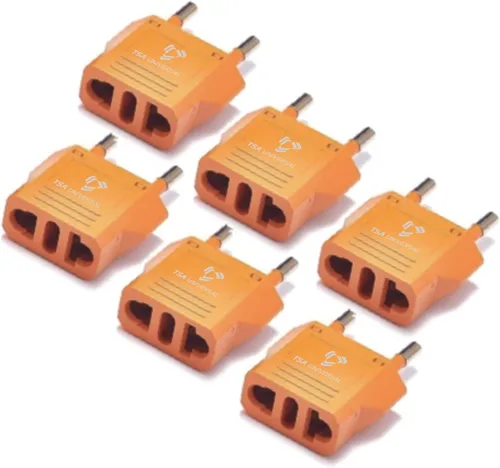 Miniatura 10 de Adaptador de corriente de viaje de Estados Unidos a Bélgica para conectar enchufes eléctricos de América del Norte a tomacorrientes belgas para Negro