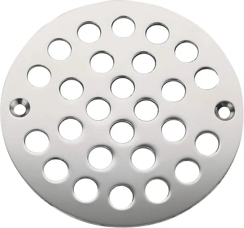 Miniatura 9 de Colador de ducha atornillado de 4 pulgadas Cubierta de drenaje de repuesto de filtro de piso (negro)