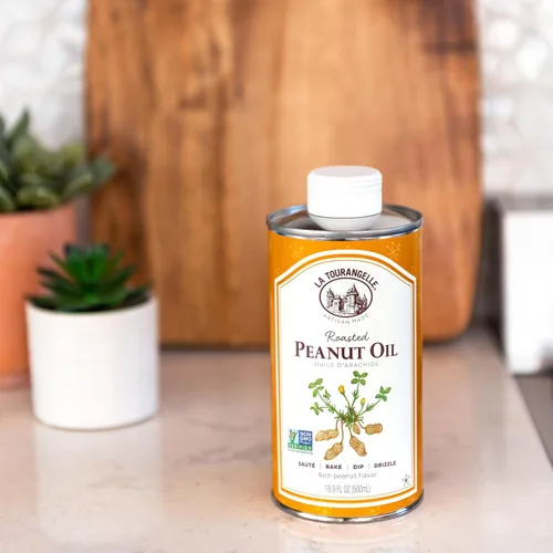 Miniatura 9 de La Tourangelle, Aceite de Maní Tostado, Tostado Lento Prensado por Expulsor para Sabor Rico, Perfecto para Cocinar y Hornear, Calor Medio-Alto, Sin