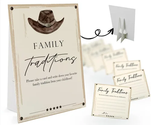 Miniatura 8 de Cowboy Don't Say Baby Game (1 letrero y 50 mini pinzas naturales para la ropa) Juego de Don't Say Baby Shower, decoraciones de baby shower