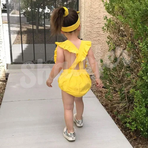 Miniatura 18 de Shalofer Traje de primer cumpleaños para bebé niña con diadema