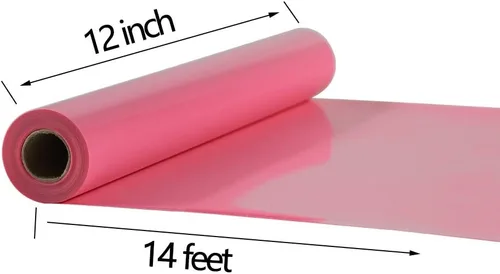 Miniatura 2 de TUMIYA - Rollo de vinilo para transferencia de calor (100.1 x 14.8 ft, vinilo adhesivo brillante HTV (rosa)