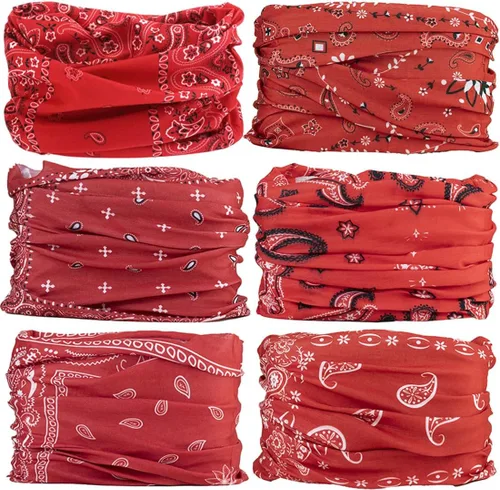 Miniatura 28 de Polaina para el cuello, máscara facial, bufanda bandana para hombres y mujeres, sol, polaina de tubo a prueba de polvo para ciclismo, motocicleta