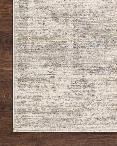 Miniatura 7 de Loloi Magnolia Home de Joanna Gaines Millie Collection MIE-01 Plata/Dove 2'-7" x 12'-0", 0.25" de altura de pelo, alfombra de pasillo Plata/paloma