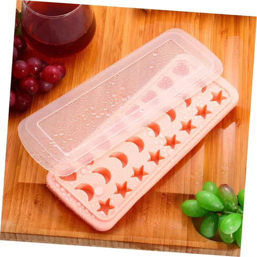 Miniatura 8 de OSALADI Molde de silicona para cubitos de hielo, moldes de chocolate con forma de estrella de cavidad, molde de jabón, moldes para hornear, molde