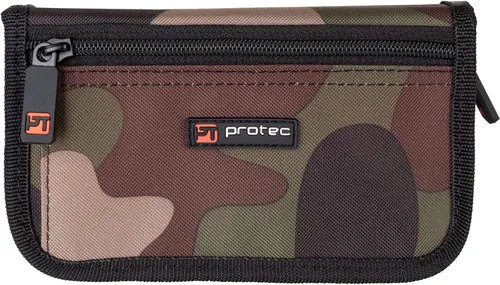 Miniatura 2 de Protec Bolsa para boquilla de trompeta (4 piezas) Nylon camuflaje con cierre de cremallera, modelo A221CAMO Camouflaje