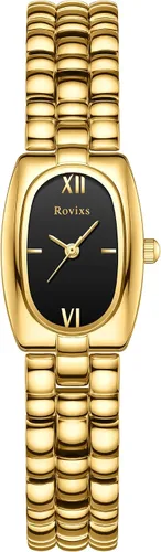 Petite Vintage Luxury Women Watch, Japanese Movement, Elegant Retro Ladies Dress Watch, Water Resistant