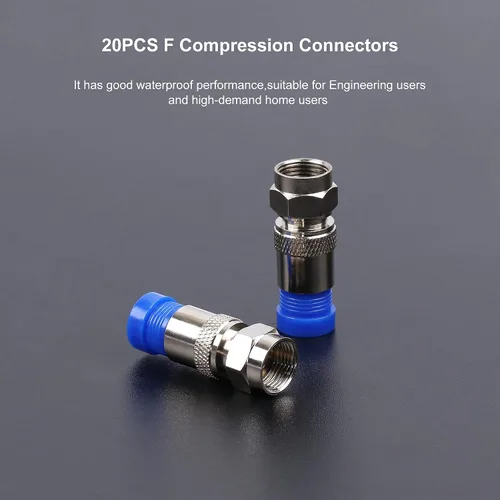 Miniatura 5 de Knoweasy BNC Crimpadora de cables y kit de herramientas de compresión coaxial - Conector de compresión multifuncional juego de herramientas