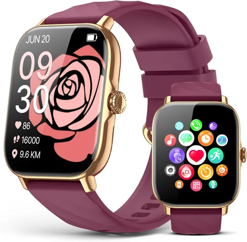 Miniatura 14 de Relojes inteligentes rastreador de actividad física para hombres y mujeres con contador de pasos, monitor de sueño y calorías, podómetro