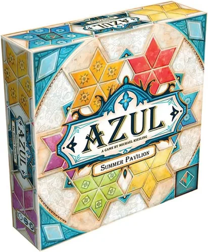 Asmodee Azul Summer Pavilion Juego de Mesa - Juego de Estrategia de Colocación de Azulejos, Diversión Familiar para Niños y Adultos, Edades 8+, 2-4