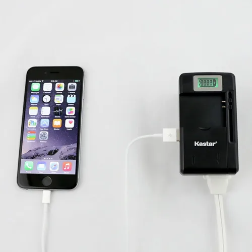 Miniatura 7 de Kastar 2-Pack BL-5B Battery and Smart LCD Charger for Tecsun X3, A3, A5 Devices; 3.7V Output Voltage