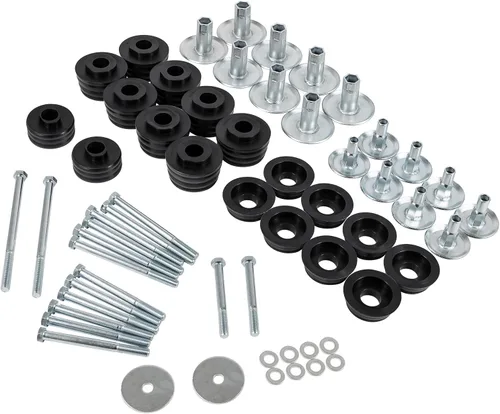 Miniatura 7 de KF04060BK Kit de buje de montaje de cuerpo para Ford F250 F350 Super Duty 2008-2016 2WD 4WD Montajes de cabina de cuerpo de poliuretano y fundas
