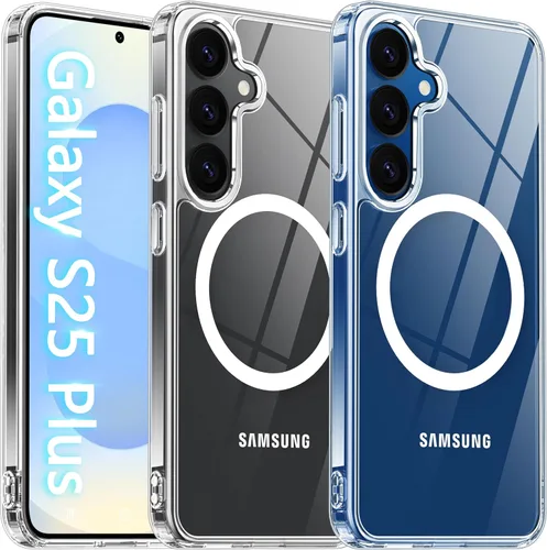 Miniatura 58 de Oterkin Funda magnética para Samsung Galaxy S24 Ultra mate, funda para teléfono S24 Ultra compatible con MagSafe, esmerilada, translúcida, a prueba