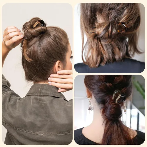 Miniatura 5 de Horquillas para el cabello francés, horquillas en forma de U, horquillas francesas para moños de mujer, accesorios para el cabello para mujeres
