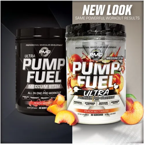 Miniatura 2 de PMD Sports Pump Fuel Ultra Medium Stim - Polvo y bomba muscular de primera calidad, mayor enfoque, resistencia y recuperación, creatina premium