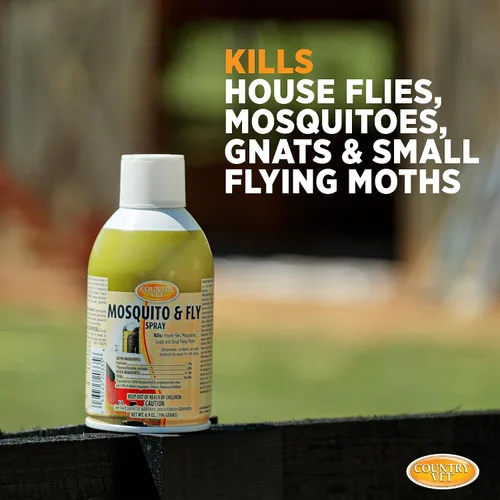 Miniatura 4 de Country Vet Mosquito and Fly Spray dosificado latas de 6.4 onzas 342033CVA (caja de 12) dispensador no incluido