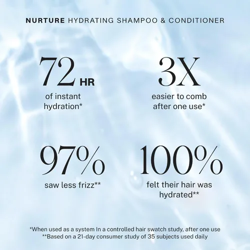 Miniatura 4 de JVN Nurture - Acondicionador hidratante, 10 onzas líquidas, desenreda y suaviza el cabello, acondicionador hidratante y nutritivo profundamente