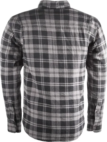Miniatura 3 de HIGHWAY 21 Marksman - Camisa de franela a cuadros, con botones para motocicleta, tela protectora de algodón tejida