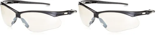 Kimberly-Clark KLEENGUARD - Gafas de seguridad para interiores y exteriores, resistentes a los arañazos, envolventes, 1 par (paquete de 2)