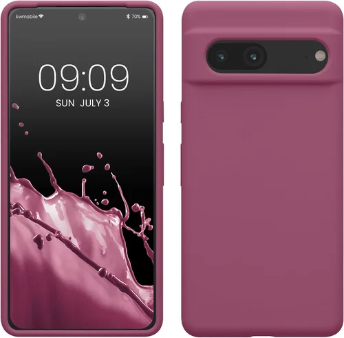 Miniatura 54 de kwmobile Funda compatible con Google Pixel 7 - Funda de silicona TPU con acabado suave - Piedra antigua