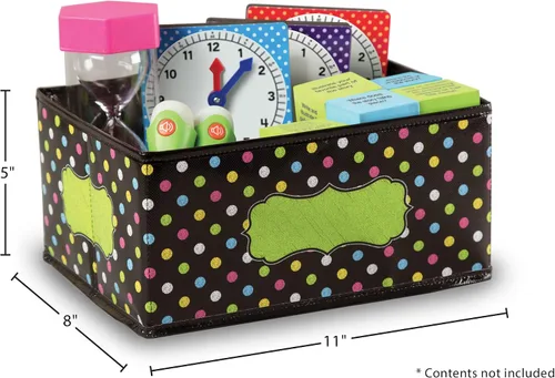 Miniatura 2 de Chalkboard Brights - Cubo de almacenamiento pequeño, multicolor