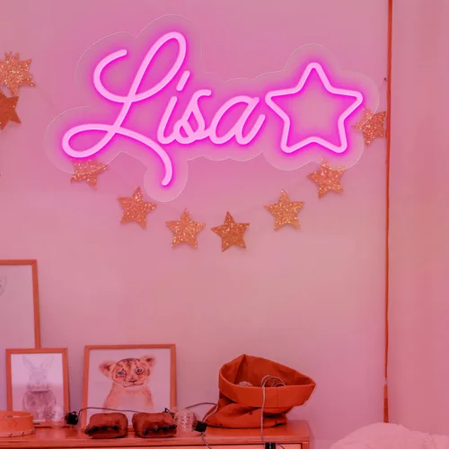 Miniatura 5 de Letrero de Neón LED Personalizado con Nombre Letrero de Luces de Neón Personalizadas para Dormitorio Boda Fiesta de Cumpleaños Decoración de Hogar