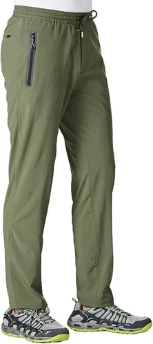 TBMPOY - Pantalones deportivos ligeros para hombre, transpirables, para acampar, pesca, correr, senderismo y hacer deportes