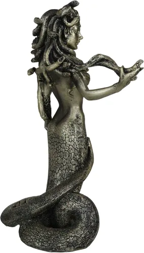 Miniatura 6 de Ebros Mitología griega El hechizo seductor de Medusa Estatua de 8 pulgadas de alto tentación de la diosa demoníaca Medusa Gorgonic Sister Figurine