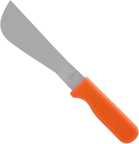 Zenport K114 Cuchillo de cosecha de cultivo en fila con hoja de acero inoxidable de 18,4 cm, caja de 12, plateado