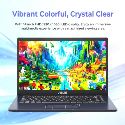 Miniatura 3 de ASUS Vivobook - Laptop para estudiantes y transmisión, pantalla FHD, Intel Celeron N4500, 4 GB de RAM, 64 GB eMMC, delgada y ligera, WiFi