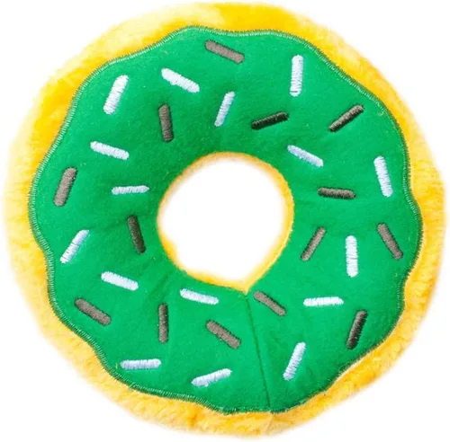 Miniatura 6 de ZippyPaws - Mini Donutz - Juguete de peluche chirriante sin relleno para perros - Arándano