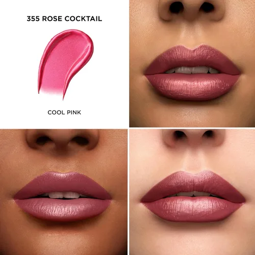 Miniatura 2 de Lancôme L'Absolu Rouge - Lápiz labial hidratante en crema, resistente a las manchas y acabado luminoso, comodidad de hasta 18 horas Cóctel rosa 355