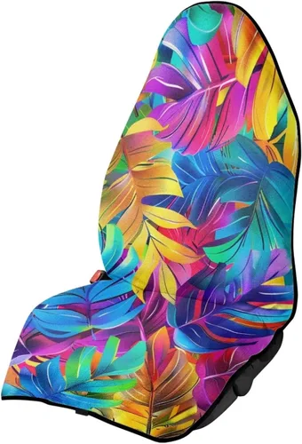 Miniatura 33 de Fundas de Asiento de Coche con Diseño de Sudadera de Girasol y Bandera Estadounidense para Coche, Camión, SUVs, Protector de Asiento Impermeable