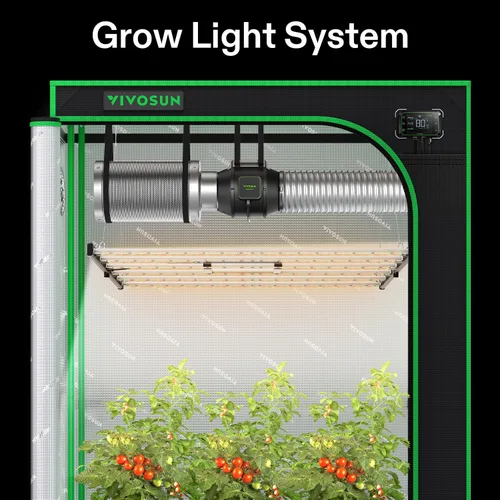 Miniatura 9 de VIVOSUN VSFL6450 Luz de Cultivo LED de Barra, Luz de Cultivo para Plantas de 645W con 6 Barras, Plegable y Regulable, Espectro Completo con Luz