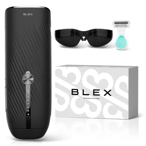 Blex Depilación láser para mujeres y hombres, dispositivo de depilación IPL eficaz en 2 semanas, con emisión de luz ultrarrápida de 0.2 s, cómodo e