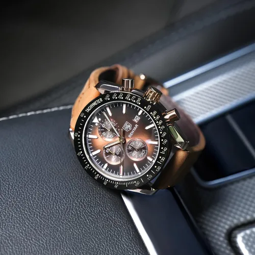 Miniatura 8 de BY BENYAR Reloj de pulsera para hombre Tienda analógico, relojes para hombre, negocios, trabajo, impermeable, cronógrafo, para hombre, moda