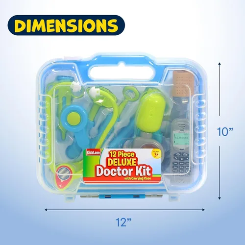 Miniatura 3 de Kit de médico de Kidzlane para niños - Juego de médico para niños con estetoscopio electrónico - Juego de médico para niños - Juego de médico
