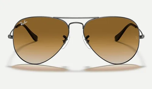 Miniatura 6 de Ray-Ban RB3025 - Lentes de sol de aviador de metal para hombre y mujer + paquete con kit de cuidado de gafas iWear de diseñador