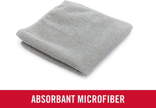 Miniatura 5 de Rubbermaid Paquete de 50 toallas de limpieza de microfibra multiusos, 12 x 12 pulgadas, antiarañazos, reutilizables, lavables para limpieza
