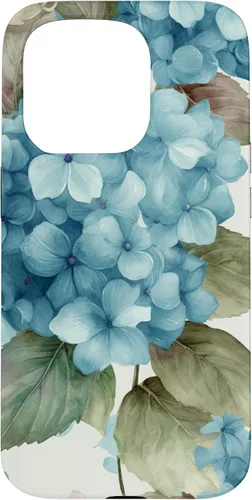 Miniatura 14 de Watercolor Shabby Chic Blue Hydrangeas Flower Case for iPhone 17