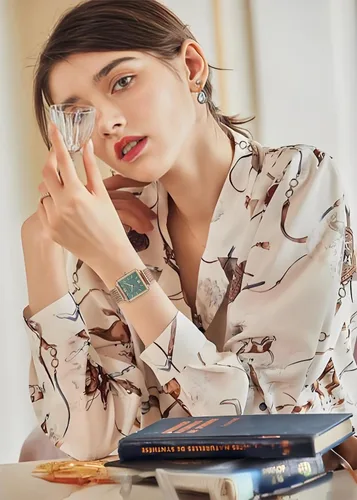 Miniatura 6 de Reloj de pulsera vintage para mujer, estilo cuadrado, estilo vintage, para mujer
