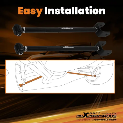 Miniatura 7 de maXpeedingrods Brazos de control de curvatura inferior trasera para E36 3-series 1992-1998, para E46 3-series 1999-2005, para E89 Z4 2009 - Negro