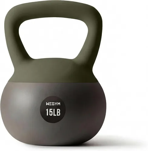 Miniatura 9 de WeGym Mancuernas suaves con base resistente a impactos acolchada y mango antideslizante de agarre ancho para entrenamientos en casa, levantamiento