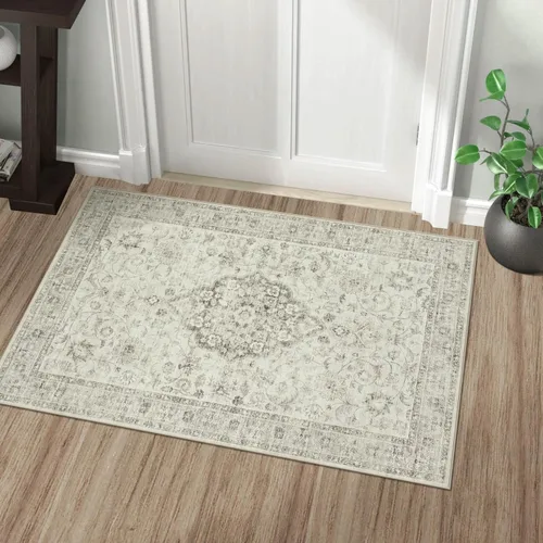 Miniatura 45 de LIVEBOX Alfombra lavable de 5 x 7 pies, para sala de estar, dormitorio, antideslizante, estilo bohemio, para interiores, para comedor, oficina