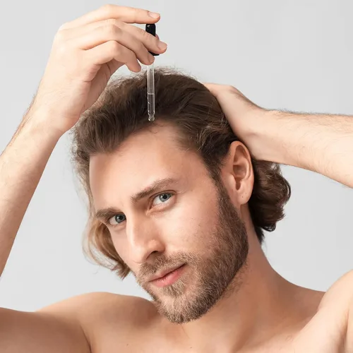 Miniatura 5 de Kit de suero para el crecimiento del cabello de minoxidil al 5% para hombres y mujeres, aceite de suero de biotina para el crecimiento del cabello